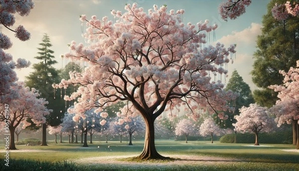 Fototapeta Cherry blossom flower