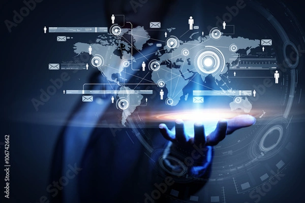 Fototapeta Whole world in hands 