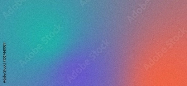 Obraz Slate Blue ,Tomato,andLight Sea Green  gradient background