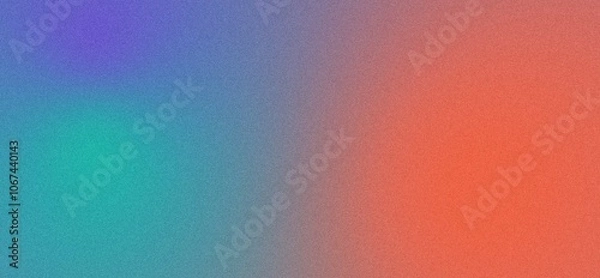 Obraz Slate Blue ,Tomato,andLight Sea Green  gradient background
