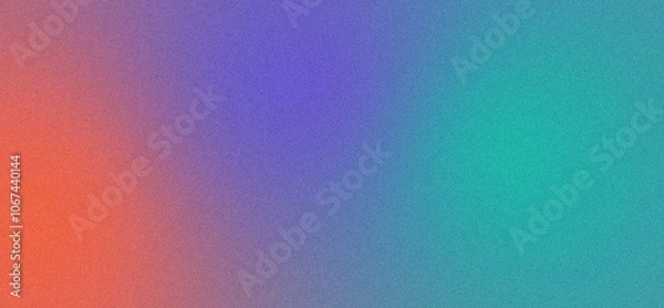 Obraz Slate Blue ,Tomato,andLight Sea Green  gradient background