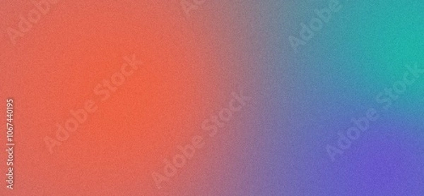Obraz Slate Blue ,Tomato,andLight Sea Green  gradient background