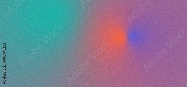 Obraz Slate Blue ,Tomato,andLight Sea Green  gradient background