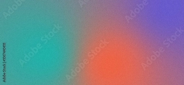 Obraz Slate Blue ,Tomato,andLight Sea Green  gradient background