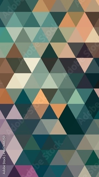 Fototapeta triangular motif. triangle pattern. tribal motif. triangle background
