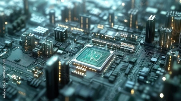 Obraz Information technology goals