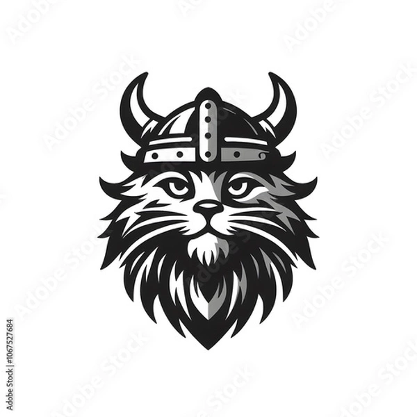 Fototapeta Monotone amnimals logo