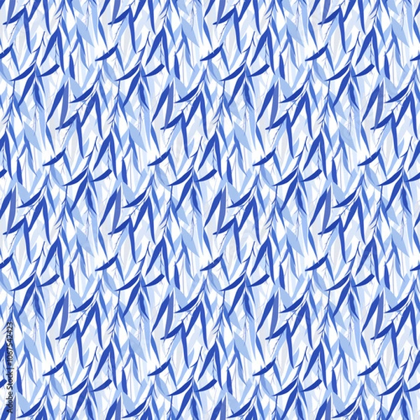 Obraz Willow branches seamless pattern