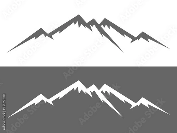 Fototapeta Mountain Logo