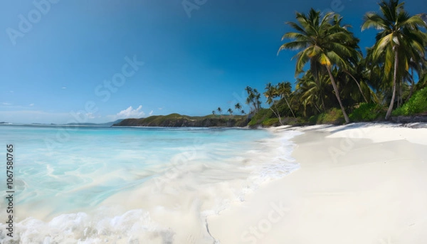Obraz Serene view of Playa Rincón with crystal-clear waters