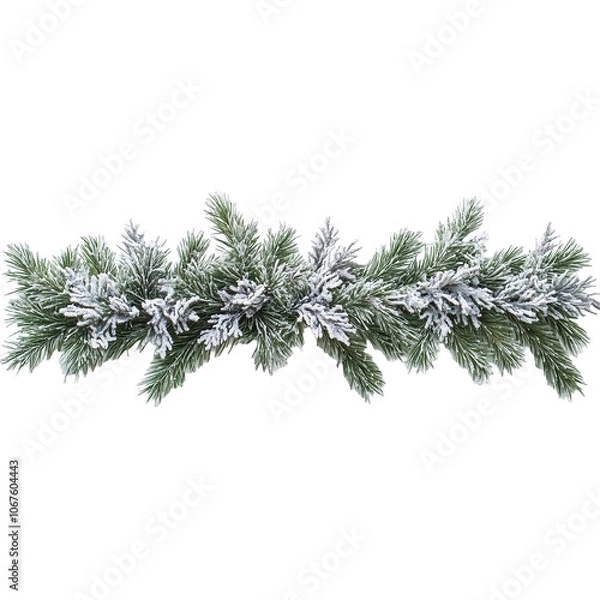 Obraz christmas tree branch