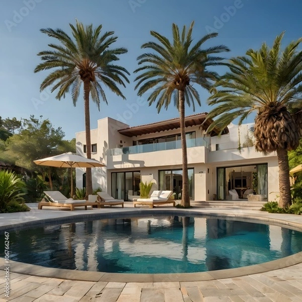 Obraz Luxury Villa with Pool