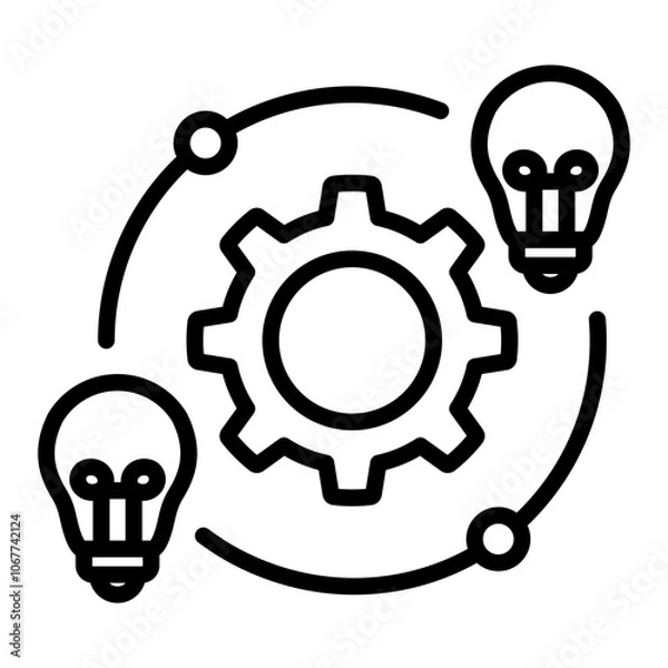 Obraz Synthesis Outline Icon