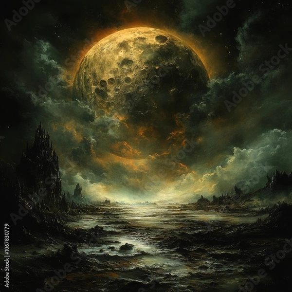 Obraz A Moon Unraveled