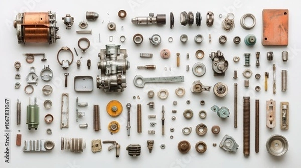 Obraz Engine in Pieces