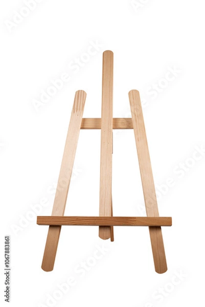 Obraz wooden easel