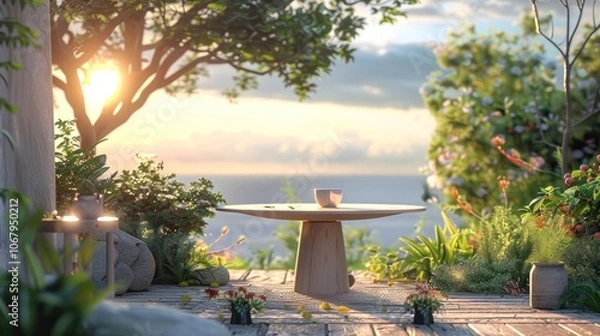 Fototapeta Peaceful Sunset View