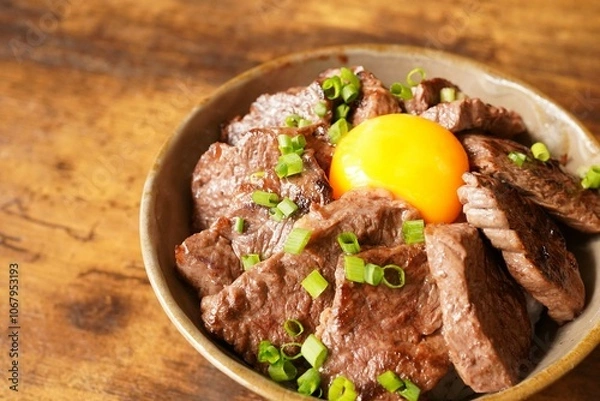 Obraz 牛ハラミ　ハラミ丼　焼肉　牛肉