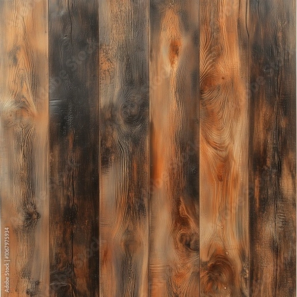 Fototapeta Wood texture background with natural brown patterns of aged planks showing grain and rough surface, ideal for flooring or wall designs