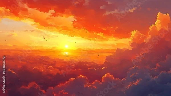 Fototapeta Sunset Cloudscape