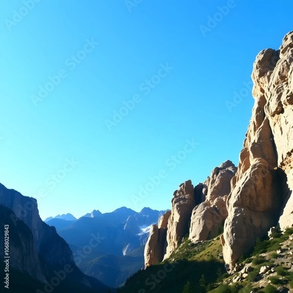 Obraz landscape in the mountains