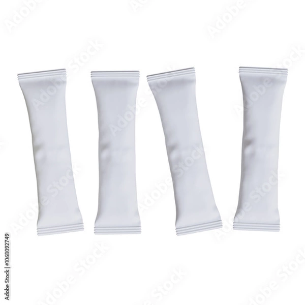 Fototapeta white plastic bag isolated