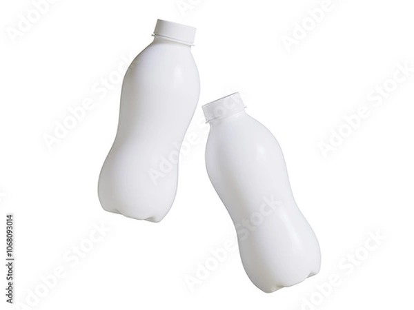 Obraz bottle of milk isolated.