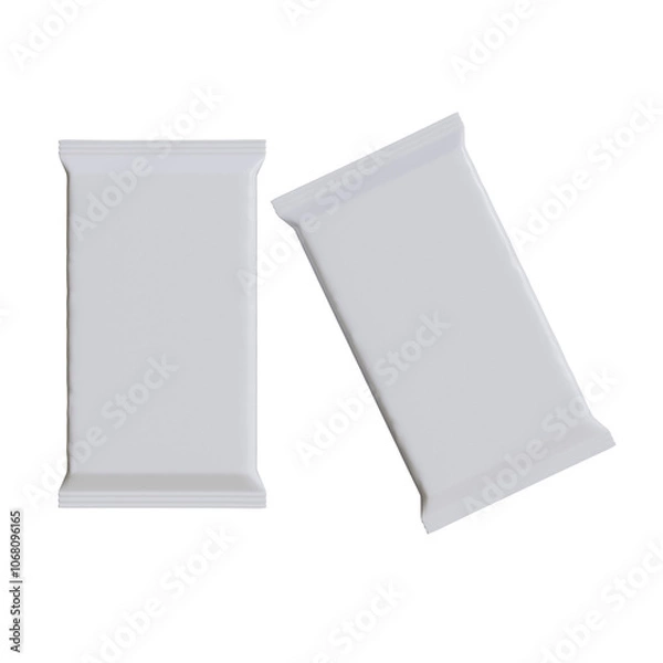 Obraz blank white box isolated