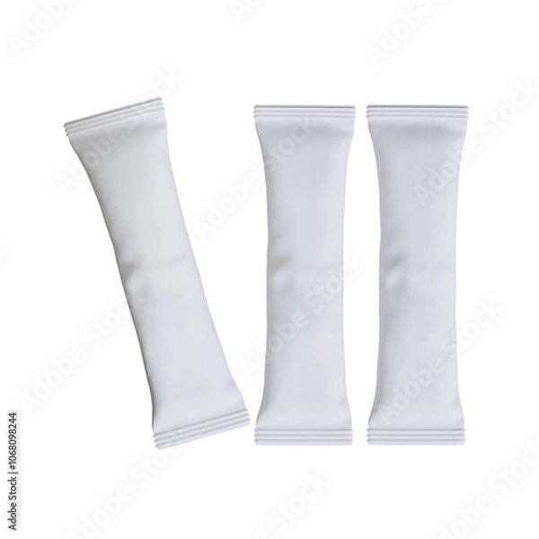 Fototapeta white plastic bag isolated