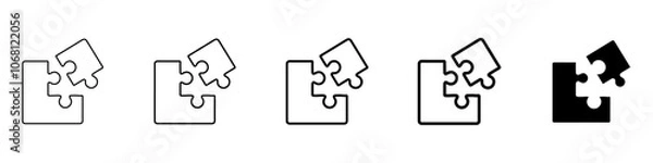 Fototapeta compatibility icon Simple outline illustration