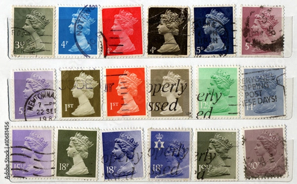 Obraz UK Stamps