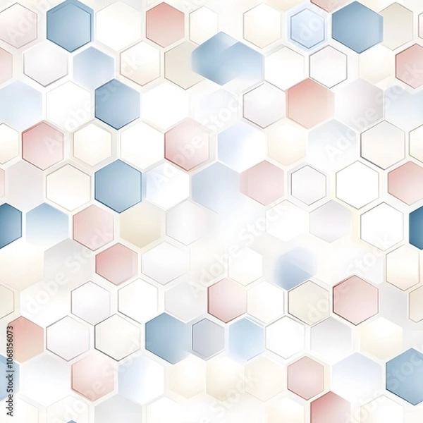 Fototapeta Create stunning hexagonal patterns for modern designs
