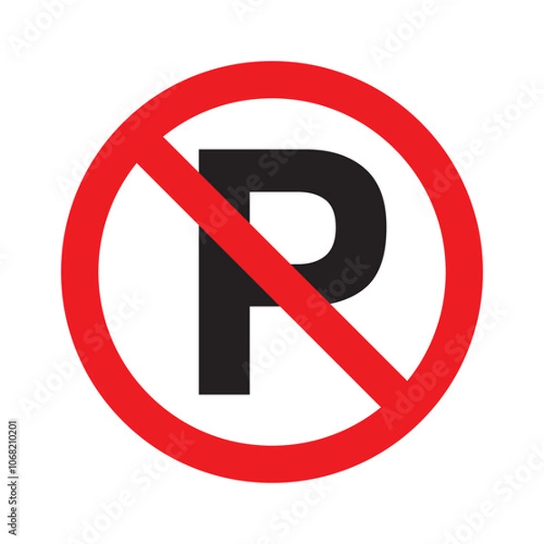 Obraz No Parking Sign