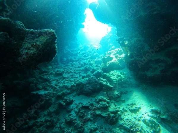 Obraz Underwater cave