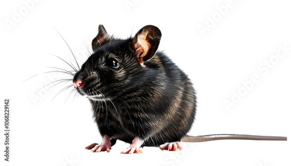 Obraz 
Rat on a translucent background