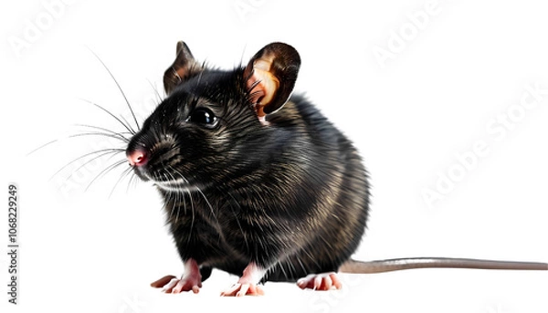 Obraz 
Rat on a translucent background