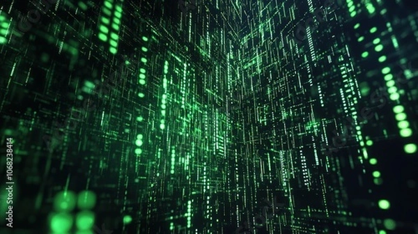 Fototapeta Abstract Digital Network