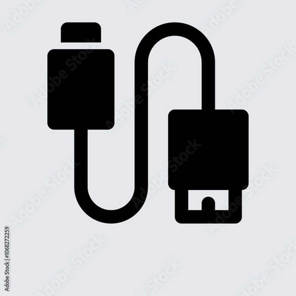 Fototapeta Dongle Computer and Hardware Icons