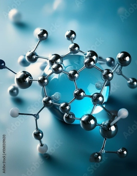 Fototapeta Moleküle