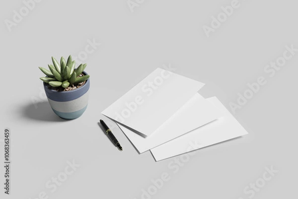 Fototapeta Blank Certificate Mockup