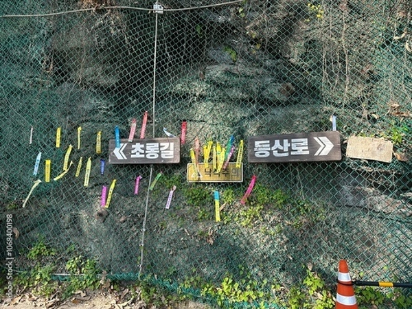 Obraz 산책로 표식