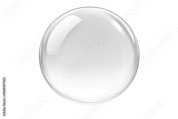 Fototapeta Clear balloon frame demonstrating communication in a creative setting