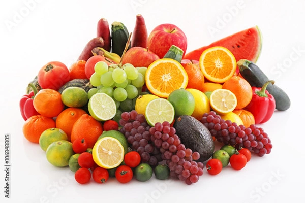 Fototapeta 新鮮な野菜と果物