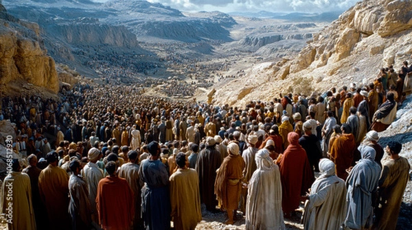 Obraz Exodus of Jews from Egypt, New Testament story