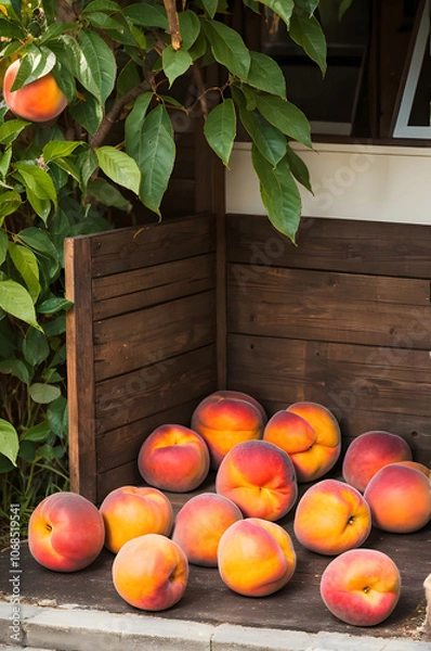 Obraz apricots and peaches