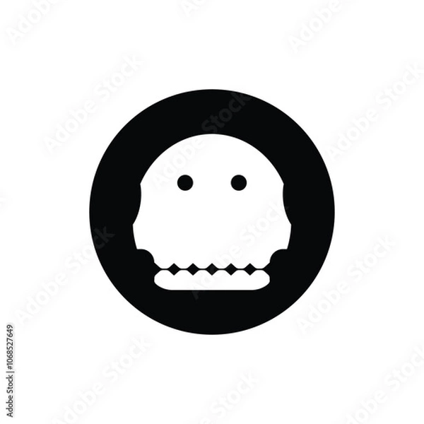 Fototapeta Skull icon