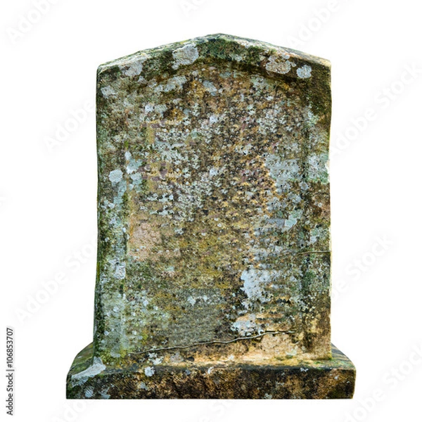 Fototapeta Old ancient tombstone