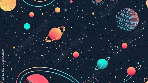 Obraz Abstract seamless pattern