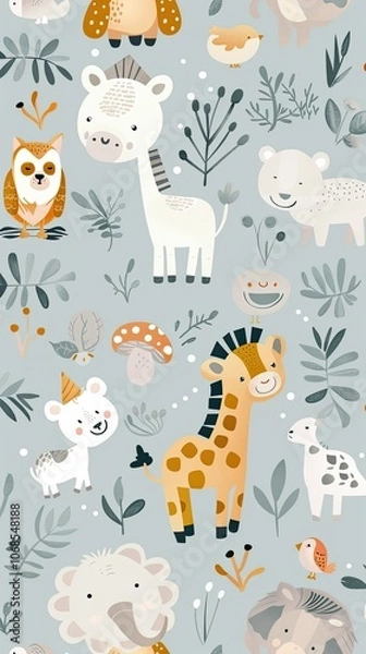 Fototapeta Abstract seamless pattern
