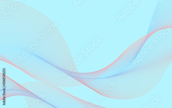 Obraz Abstract artificial intelligence backdrop. Digital technology Abstract visual for screen template on blue background. Illustration vector 10 eps.
